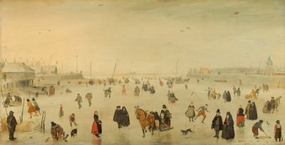 A Scene on the Ice by Hendrick Avercamp